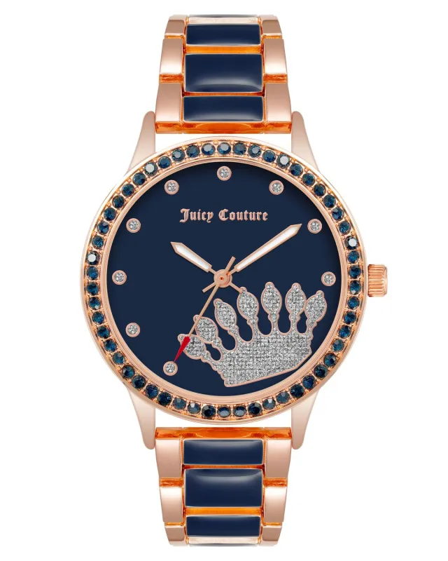 Juicy Couture JC1334RGNV Dames Horloge 38mm made by Watch2Day