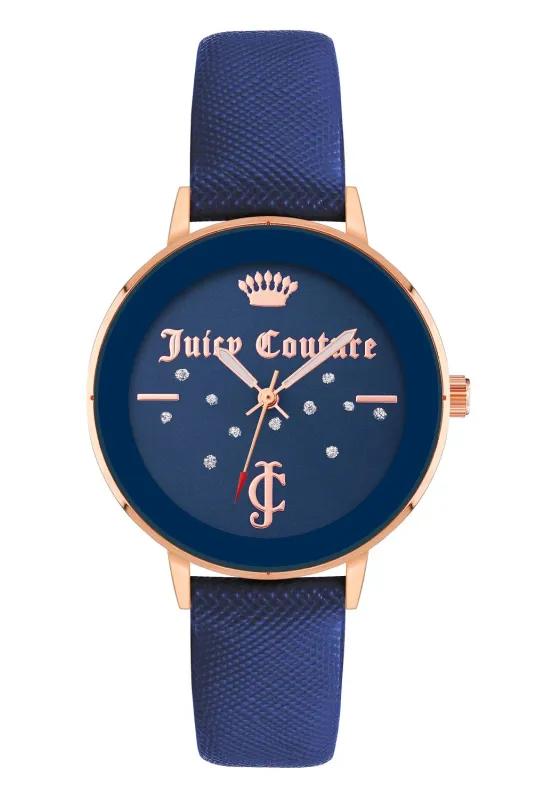 Juicy Couture JC1264RGNV Dames Horloge 38mm made by Watch2Day