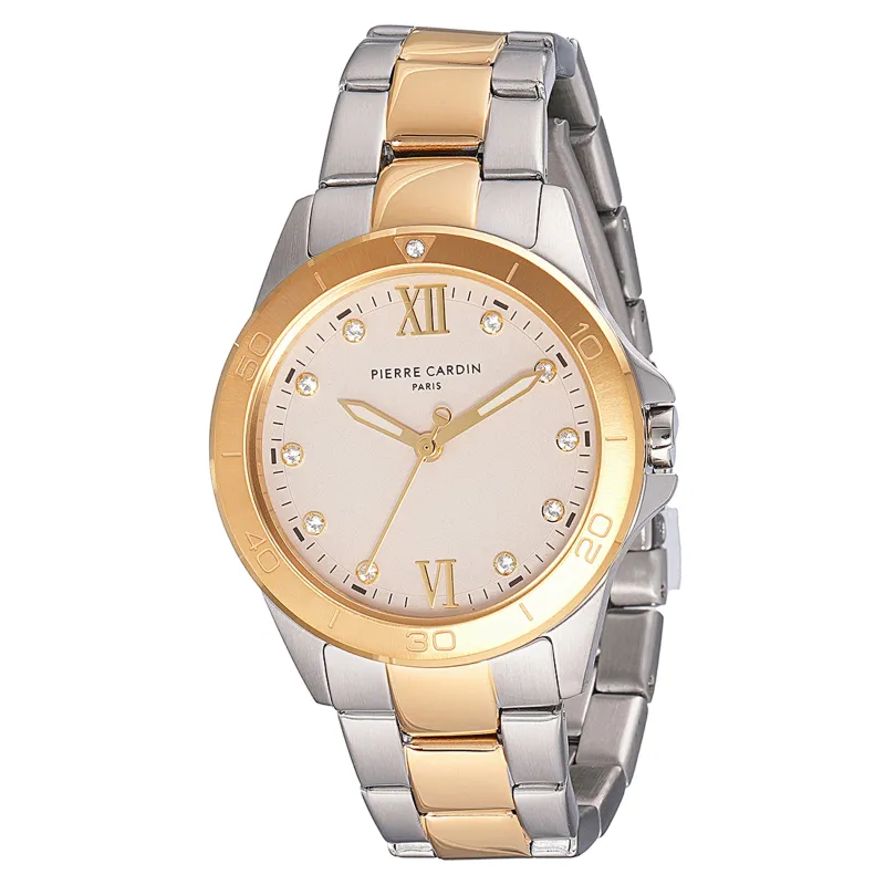 Pierre Cardin CF.1009.MU Dames Horloge 34mm 3 ATM made by Watch2Day