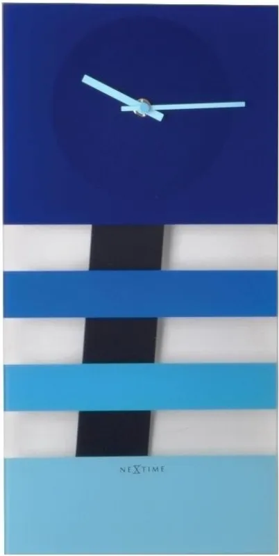 Nextime 2855BL Unisex Wandklok 38X19CMmm made by Watch2Day