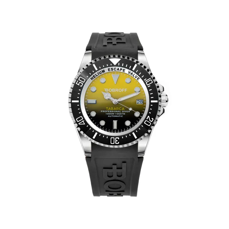 Bobroff BF0008-BFSTN Heren Horloge 44mm 100 ATM made by Watch2Day