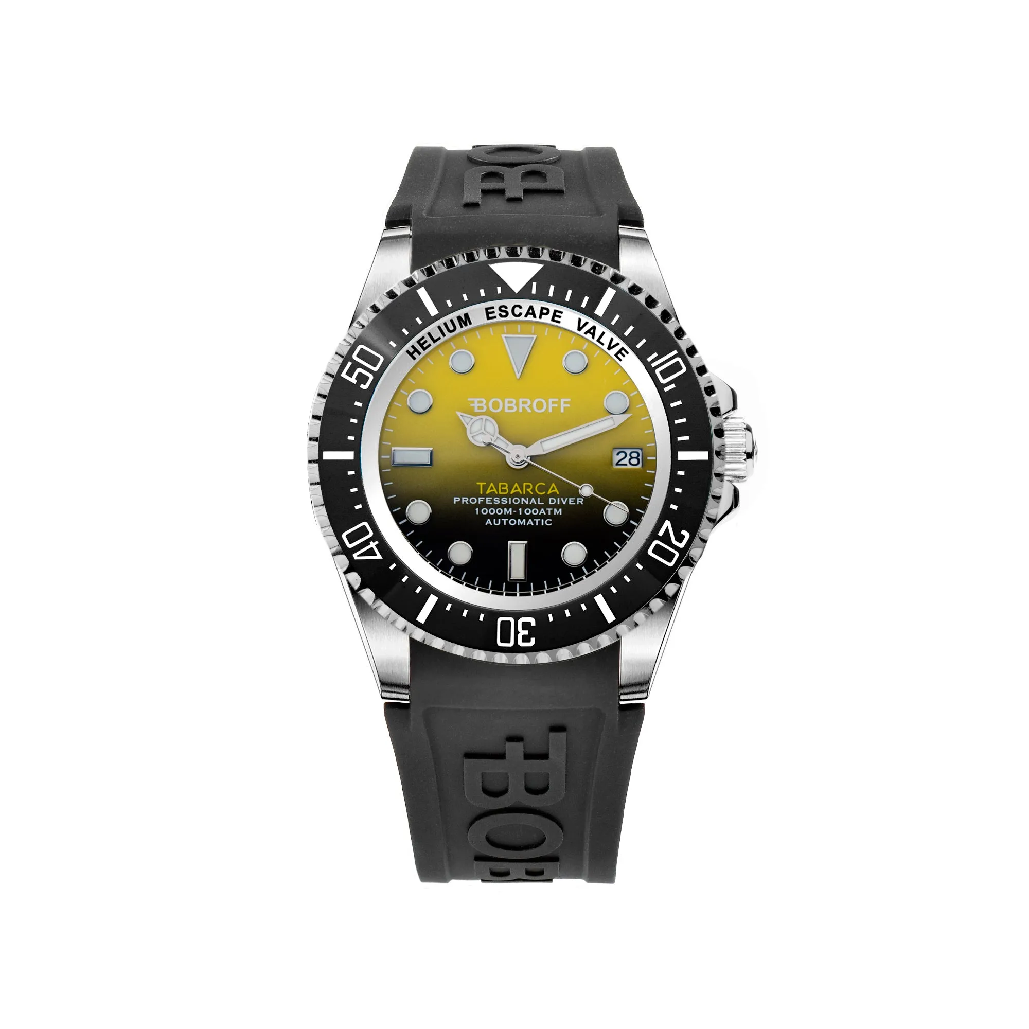 Bobroff BF0008-BFSTN Heren Horloge 44mm 100 ATM sold by Watch2Day