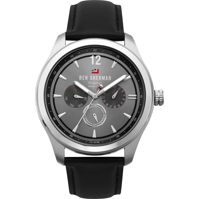 Ben Sherman WBS112B Heren Horloge 43mm made by Watch2Day