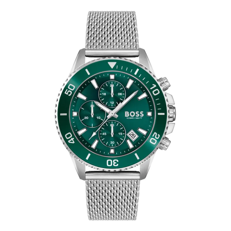 Boss 1513905 Heren Horloge 46mm 10 ATM made by Watch2Day
