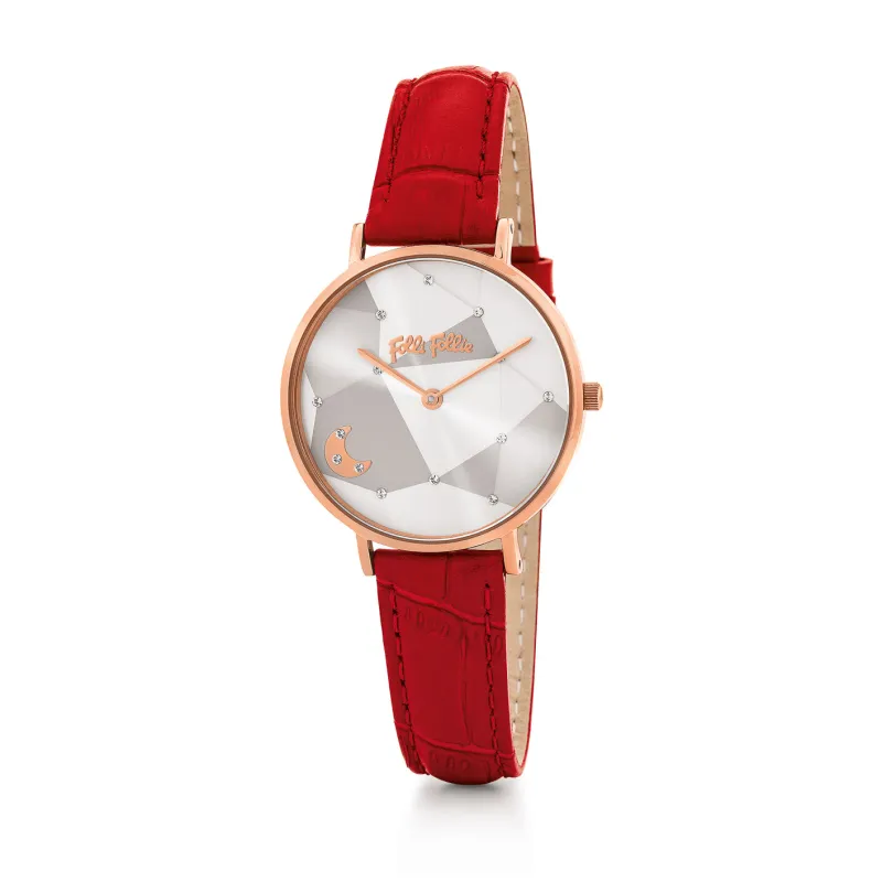 Folli Follie WF19R016SSW-RE Dames Horloge 32mm made by Watch2Day