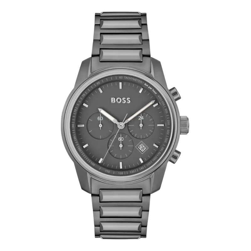 Boss 1514005 Heren Horloge 44mm 5 ATM made by Watch2Day