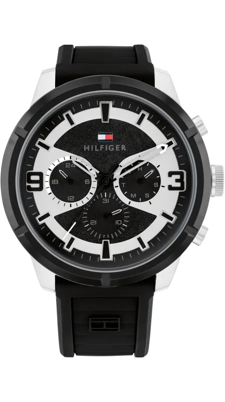 Tommy Hilfiger 1792074 Heren Horloge 44mm 5 ATM made by Watch2Day