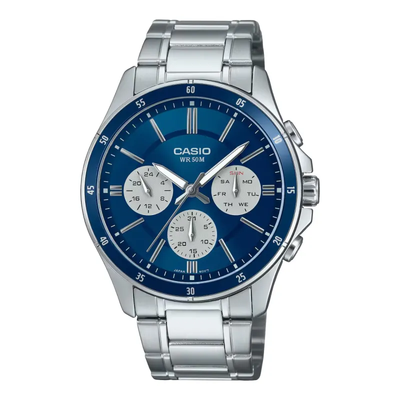 Casio MTP-1374D-2A3VDF Heren Horloge 47mm 5 ATM made by Watch2Day