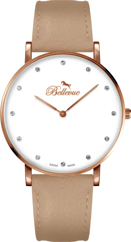 Bellevue B.54 Dames Horloge 40mm 5 ATM made by Watch2Day