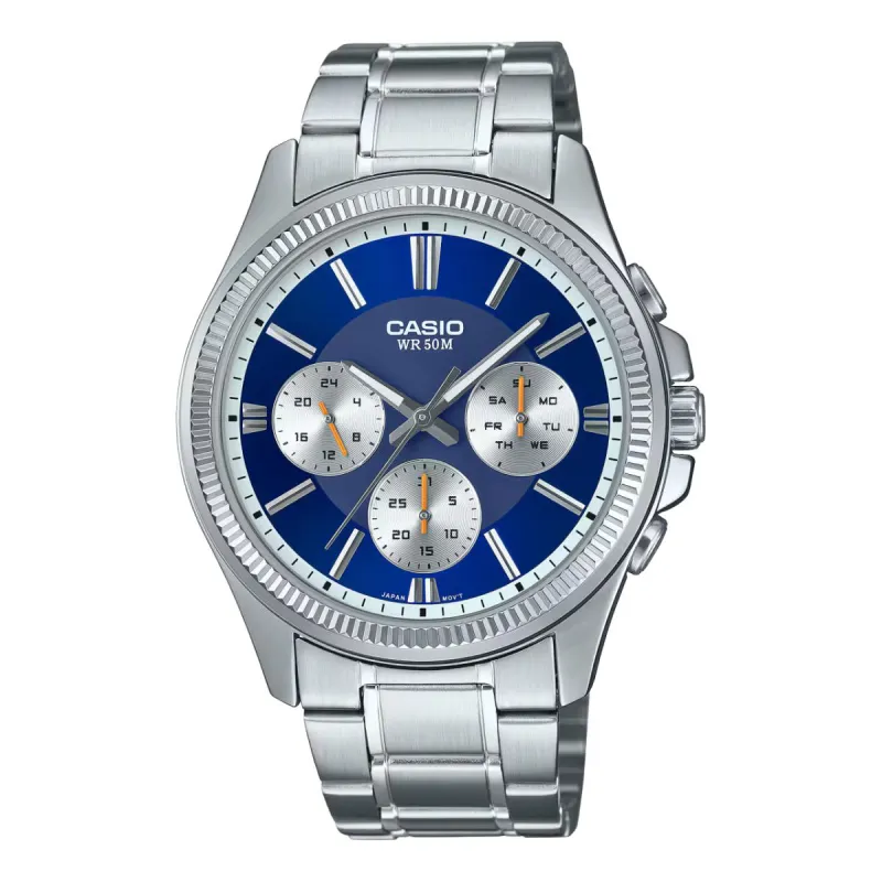 Casio MTP-1375D-2A1VDF Heren Horloge 42mm 5 ATM made by Watch2Day