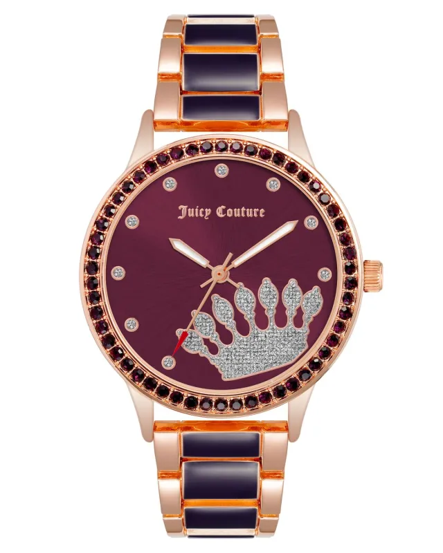 Juicy Couture JC1334RGPR Dames Horloge 38mm made by Watch2Day