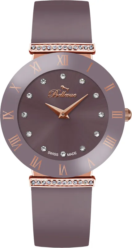 Bellevue E.122 Dames Horloge 26mm 5 ATM made by Watch2Day