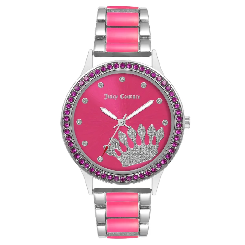Juicy Couture JC1335SVHP Dames Horloge 38mm made by Watch2Day
