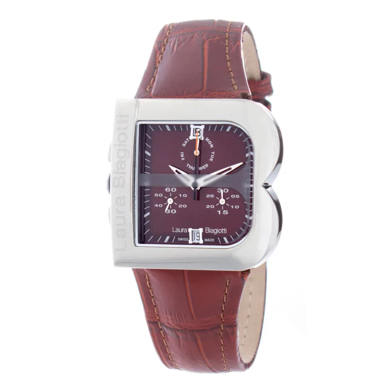 Laura Biagiotti LB0002L-MA Dames Horloge 33mm made by Watch2Day