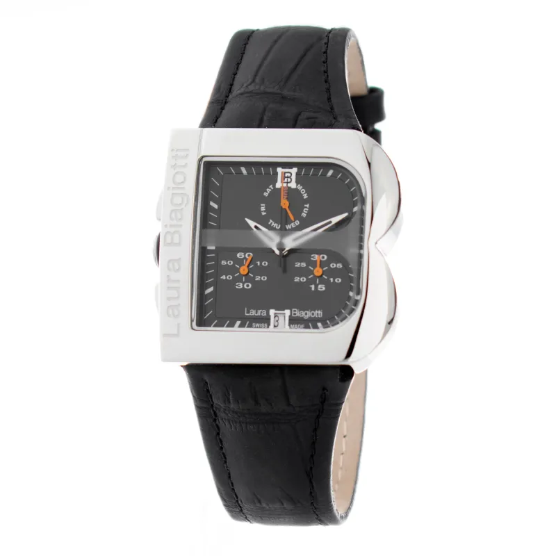 Laura Biagiotti LB0002L-NEG Dames Horloge 33mm made by Watch2Day
