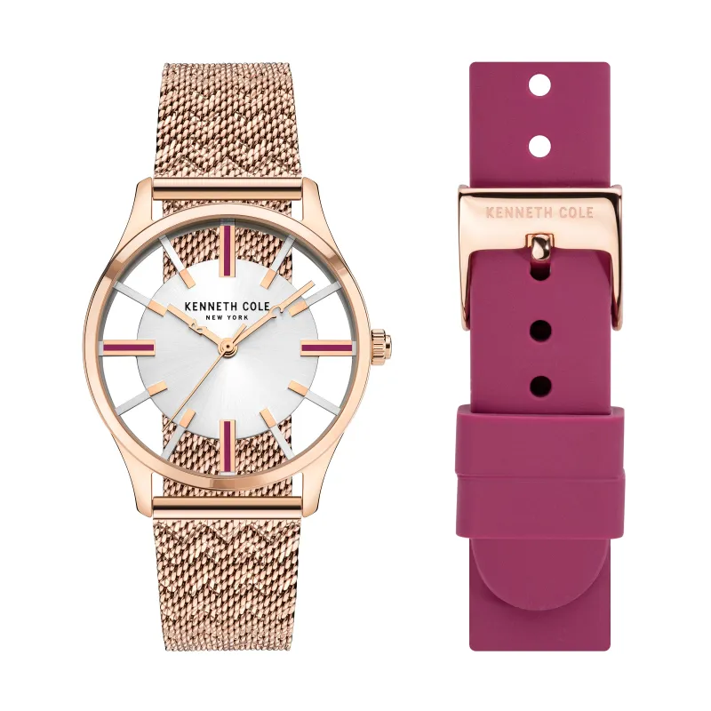 Kenneth Cole KCWLG2124002 Dames Horloge 34,5mm made by Watch2Day