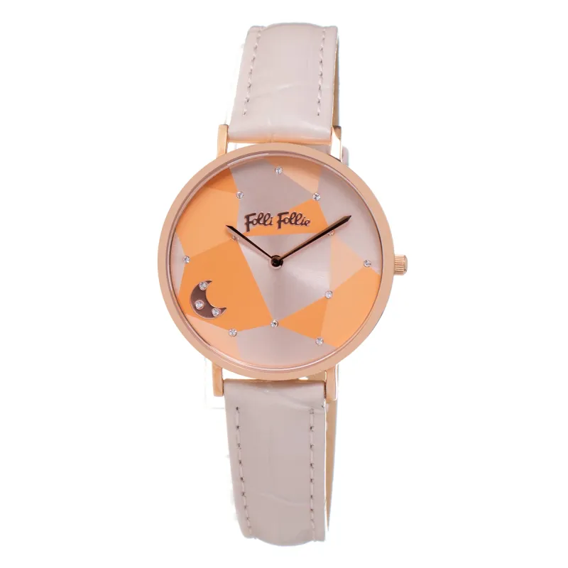 Folli Follie WF19R016SSG-PI Dames Horloge 31,5mm made by Watch2Day