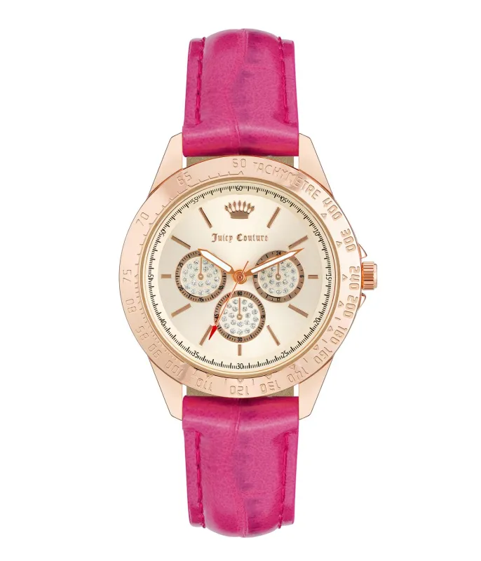 Juicy Couture JC1220RGPK Dames Horloge 38mm made by Watch2Day