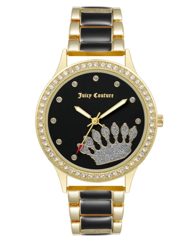 Juicy Couture JC1334BKGP Dames Horloge 38mm made by Watch2Day