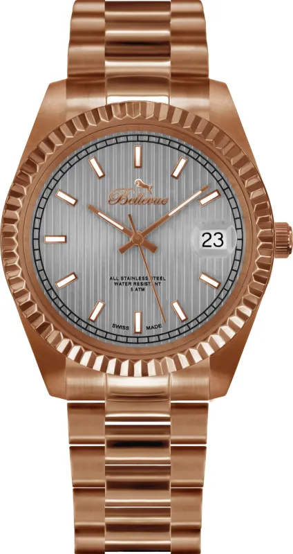 Bellevue H.27 Dames Horloge 38mm 5 ATM made by Watch2Day
