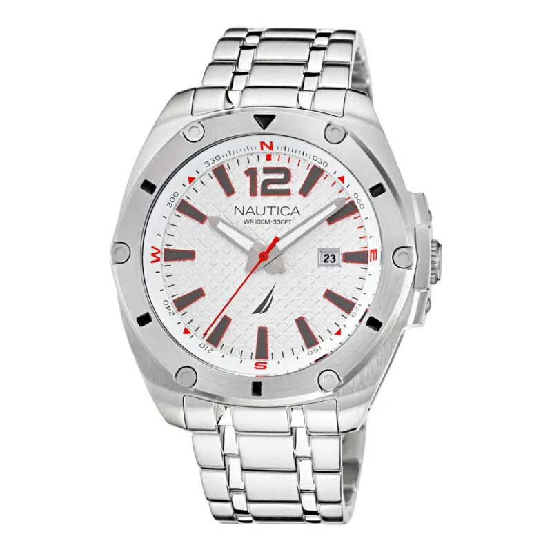 Nautica NAPTCS221 Heren Horloge 44mm 10 ATM made by Watch2Day