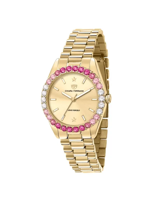 Chiara Ferragni R1953100501 Dames Horloge 34mm 5 ATM made by Watch2Day