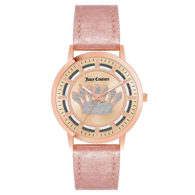 Juicy Couture JC1344RGPK Dames Horloge 36mm made by Watch2Day