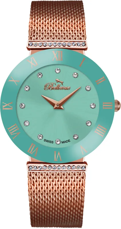 Bellevue F.110 Dames Horloge 27mm 3 ATM made by Watch2Day