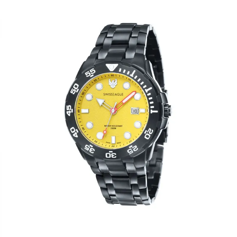 Swiss Eagle Sea Bat 3 Hand Date SE-9040-55 46mm sold by Watch2Day