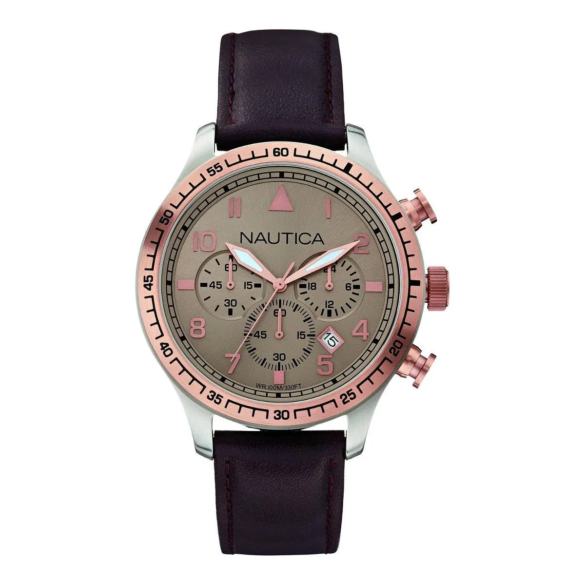 Nautica A17656G Heren Horloge 44mm 10 ATM sold by Watch2Day