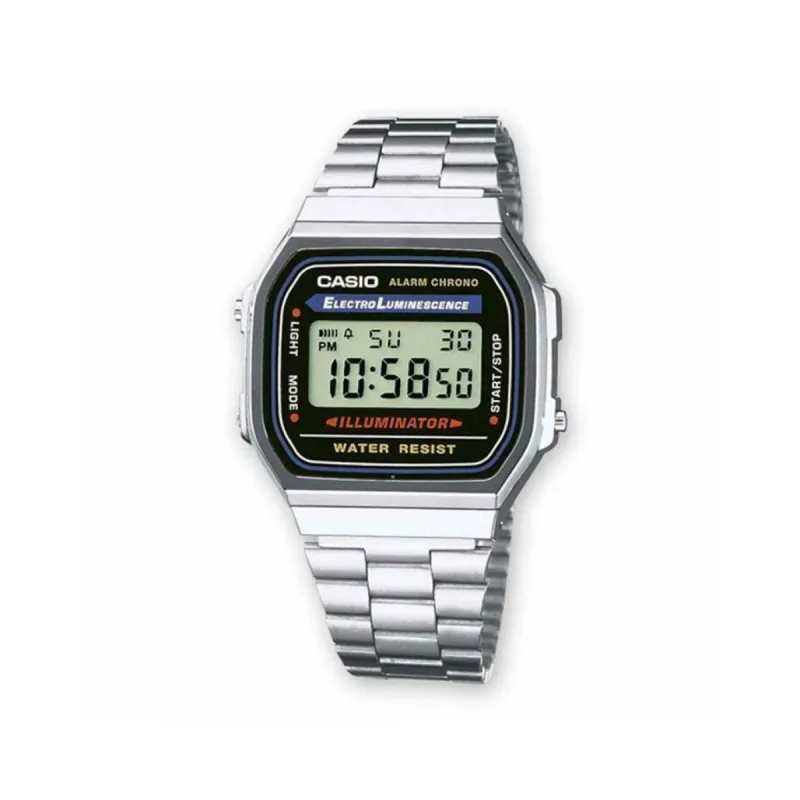 Casio A-168WA1W Unisex Horloge 33mm 3ATM made by Watch2Day