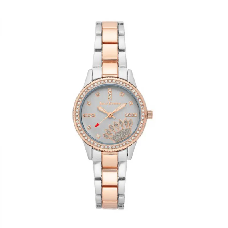 Juicy Couture Horloge JC/1110SVRT Dames 28mm made by Watch2Day