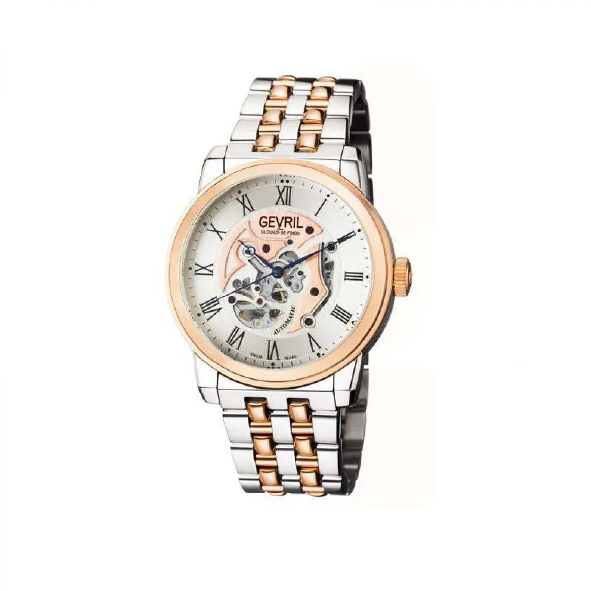 Gevril Men's Vanderbilt Silver Dial Stainless Steel Watch 2693S Heren Horloge sold by Watch2Day product image thumbnail 4