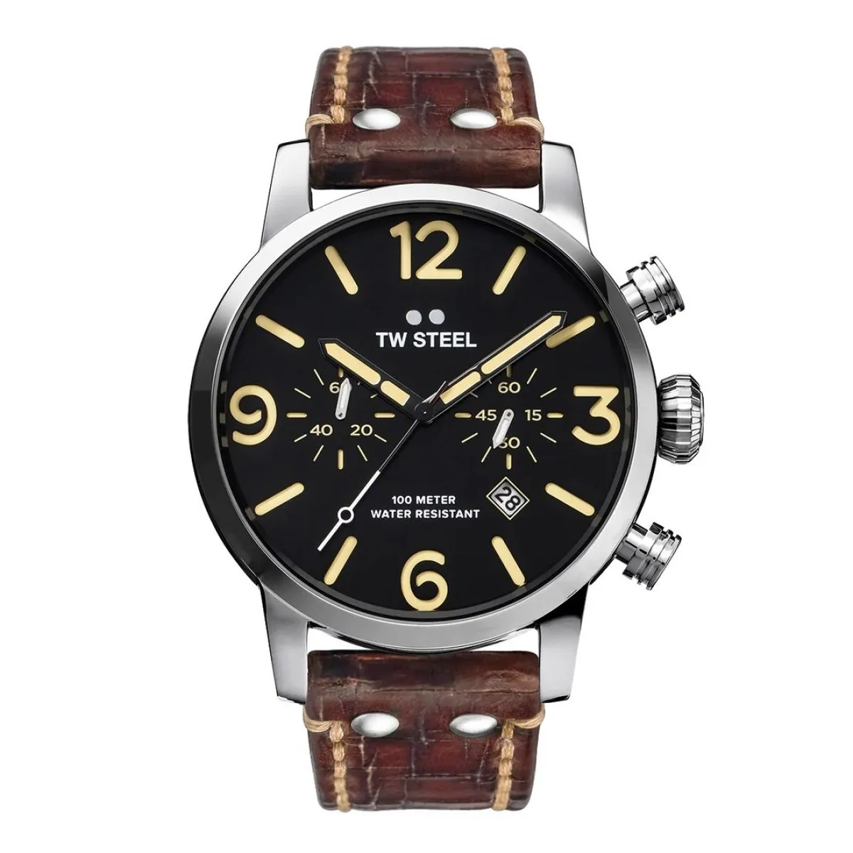 TW Steel MS4 Maverick Heren Horloge 48mm 5ATM sold by Watch2Day