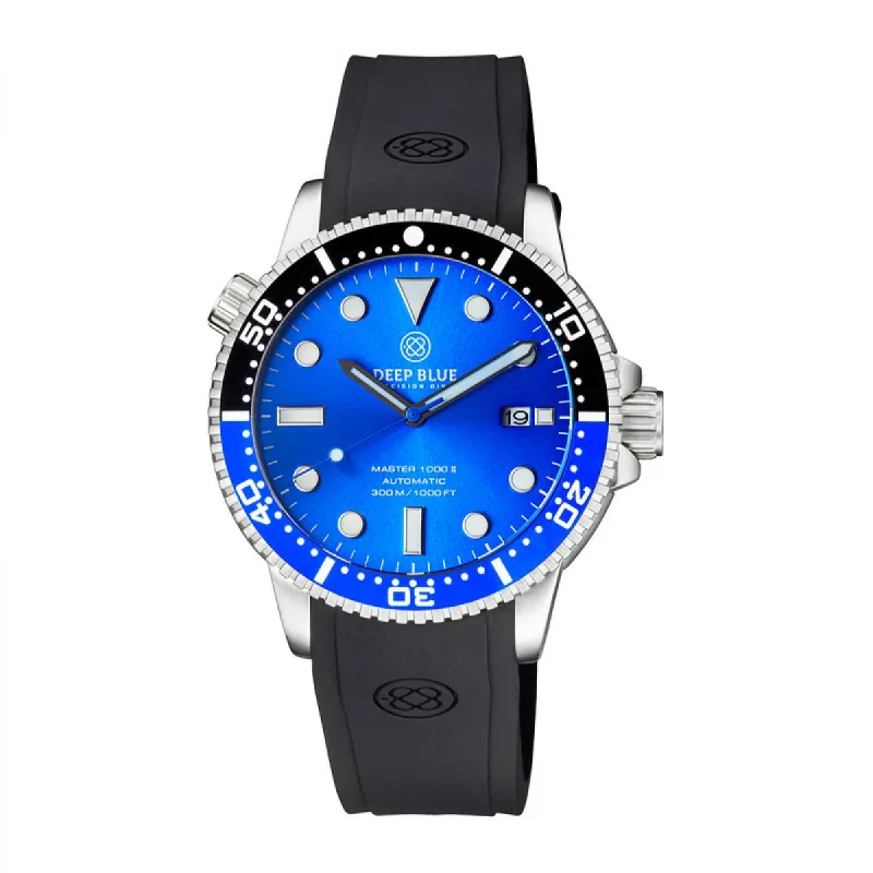 Deep Blue - MASTER 1000 II 44MM AUTOMATIC DIVER MSTR442BTMNLIGHTBLU sold by Watch2Day