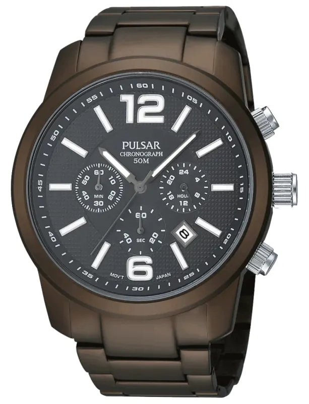 Pulsar PT3187X1 Heren Horloge 43mm 5ATM sold by Watch2Day