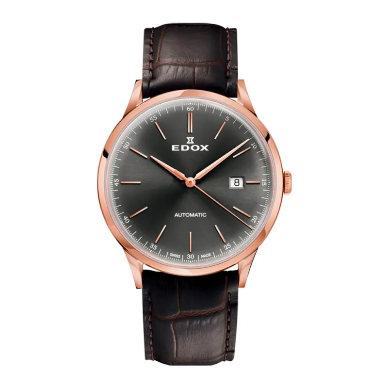 Outlet Special - Edox Les Vauberts 80106 37RC GIR Heren Horloge 42mm 5 ATM made by Watch2Day