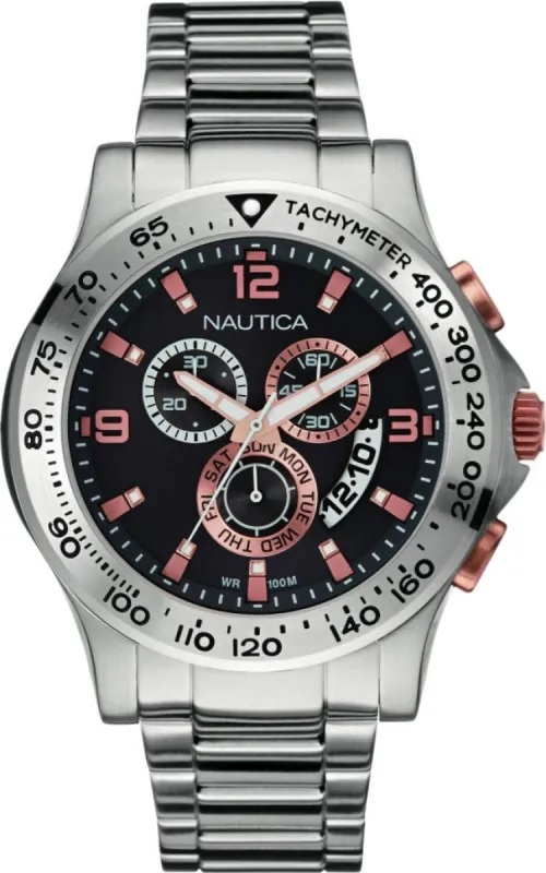 Nautica NAI22502G Heren Horloge 46mm 10 ATM sold by Watch2Day