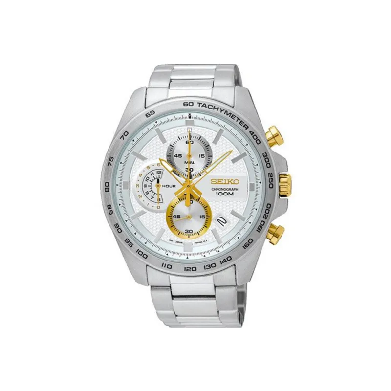 Seiko SSB285P1 Heren Horloge 44mm 10 ATM sold by Watch2Day