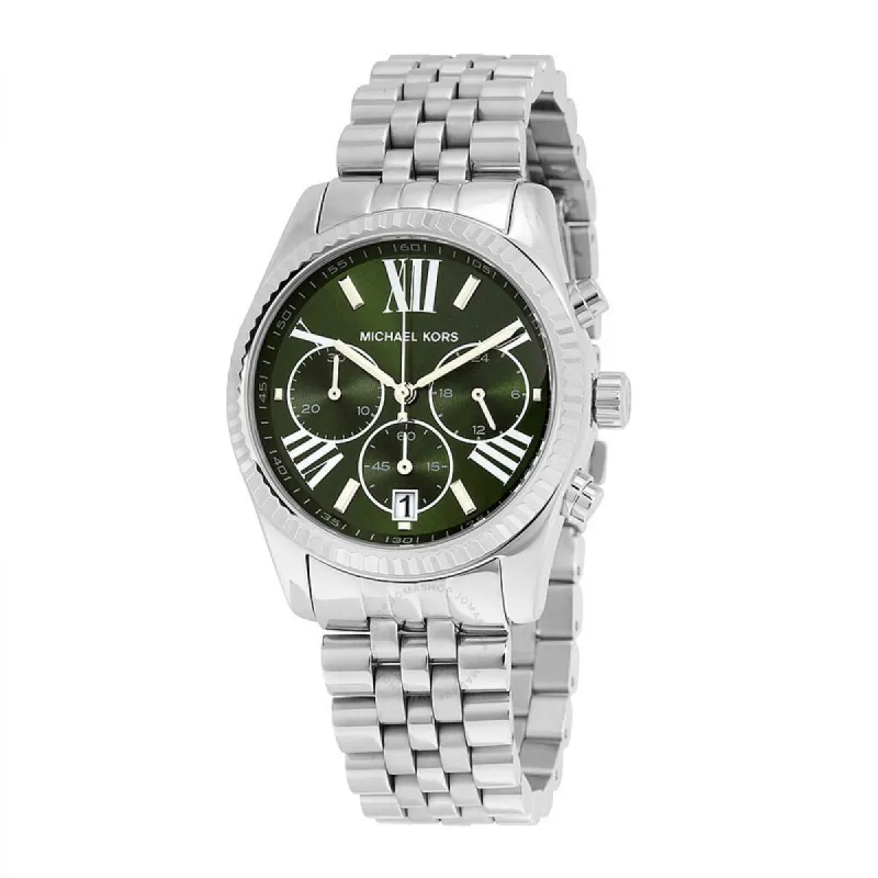 Michael Kors Lexington Chronograph 38mm staal | MK6222 sold by Watch2Day