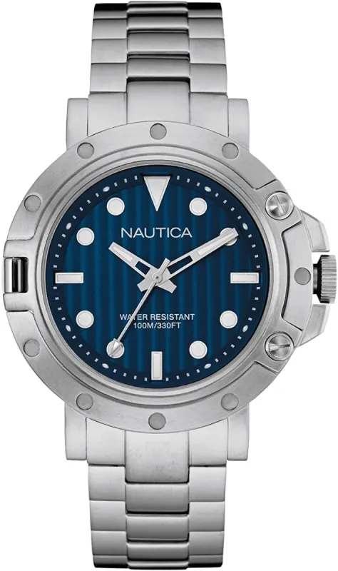 Nautica NAD16005G Heren Horloge 44mm 10 ATM made by Watch2Day