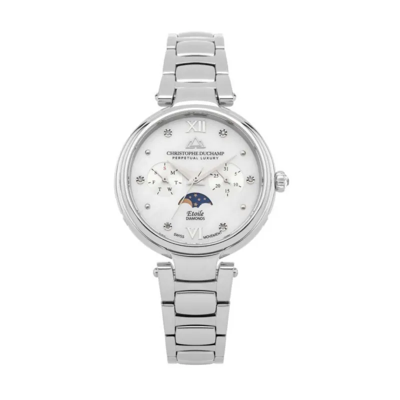 Christophe Duchamp Diamond Etoile dames Horloge 36mm CD7601-1 sold by Watch2Day
