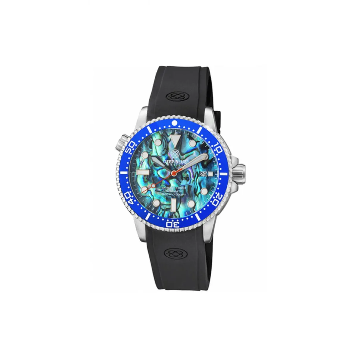 Deep Blue Master 1000 II MSTR442BLUBEZMULTIABLN Heren Horloge 44MM 33 ATM sold by Watch2Day product image thumbnail 4