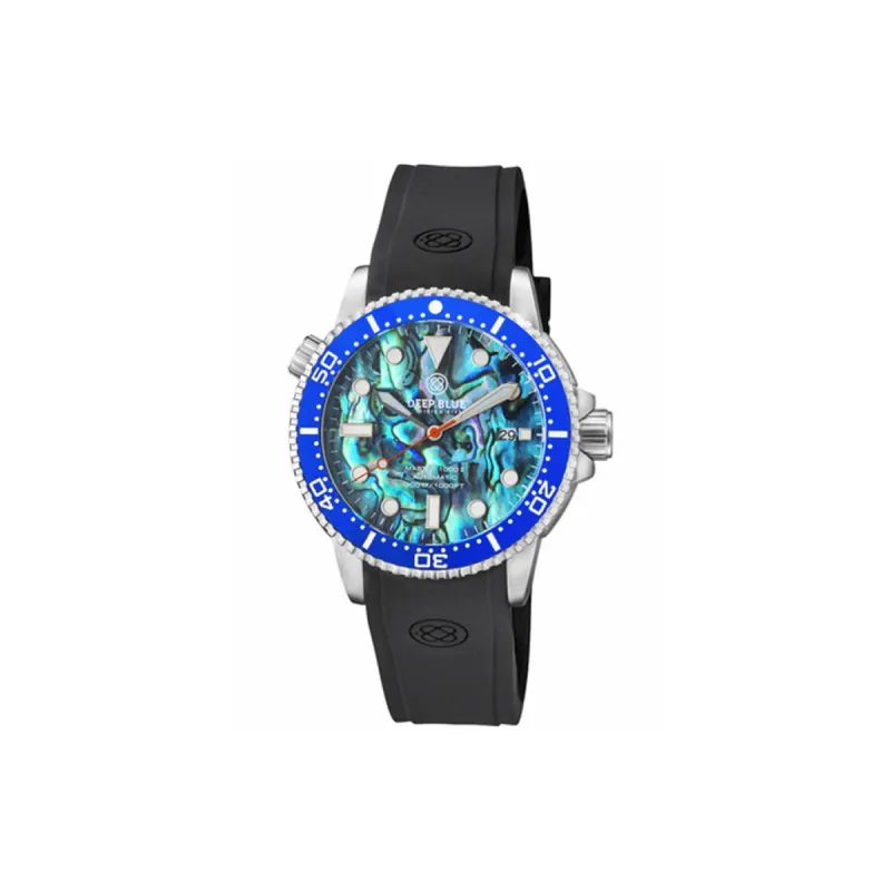Deep Blue Master 1000 II MSTR442BLUBEZMULTIABLN Heren Horloge 44MM 33 ATM sold by Watch2Day