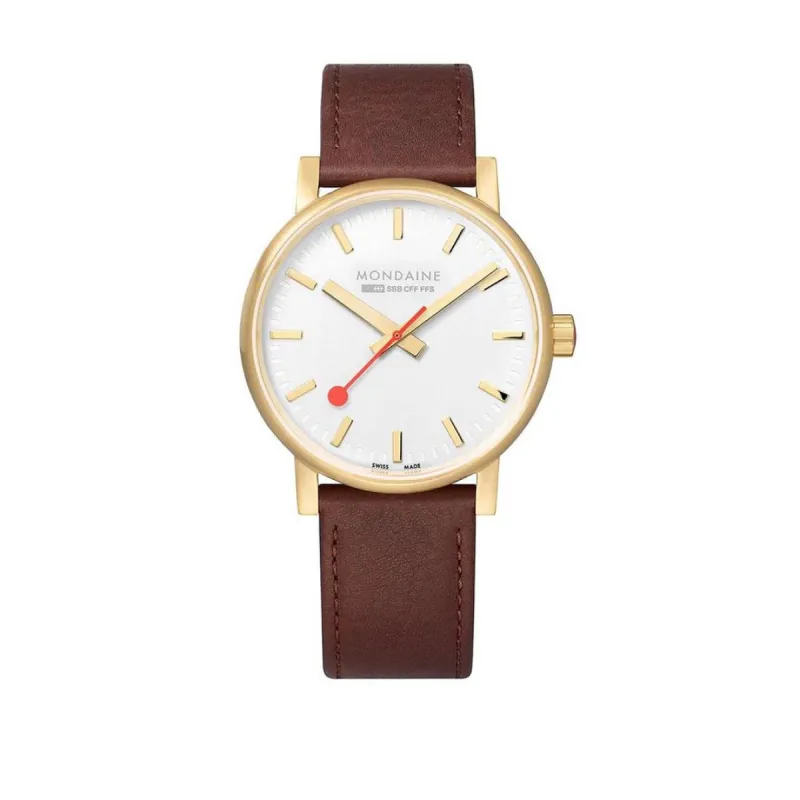 Mondaine MSE.40111.LG Heren Horloge 40mm 3ATM sold by Watch2Day