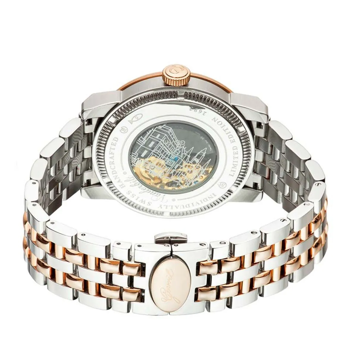 Gevril Men's Vanderbilt Silver Dial Stainless Steel Watch 2693 Heren Horloge sold by Watch2Day product image thumbnail 3