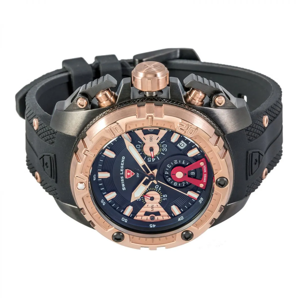 Swiss Legend Expedition X Chronographs | SL-10310SM-BB-01-RBA-Q sold by Watch2Day product image thumbnail 2