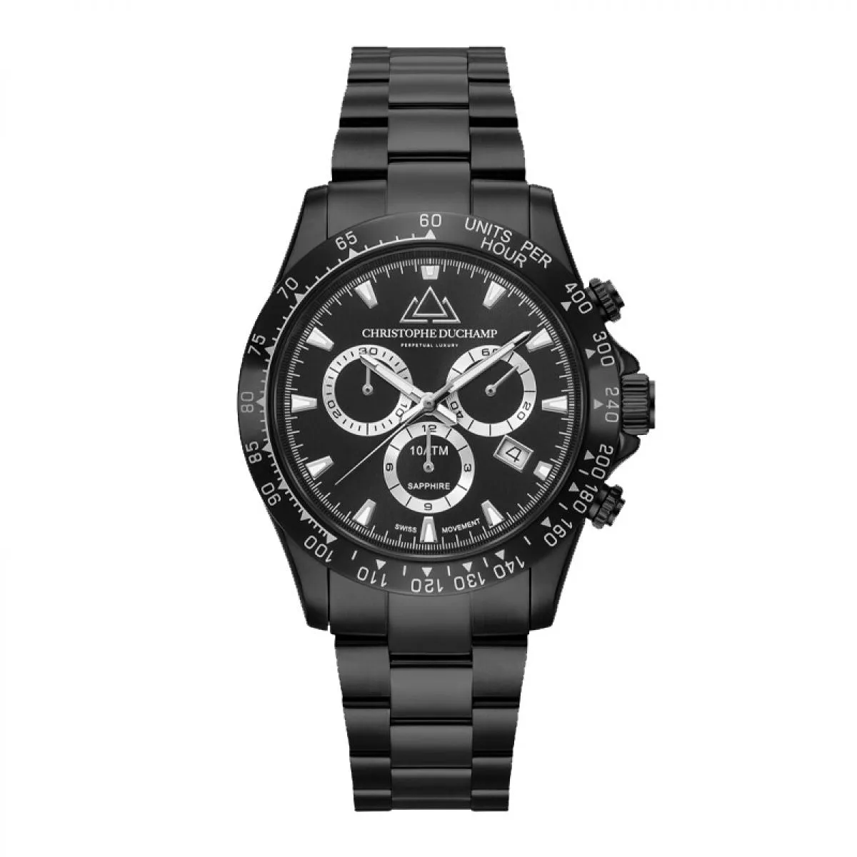 Christophe Duchamp Grand Mont CD7101-2 Heren Horloge 42mm 10 ATM sold by Watch2Day