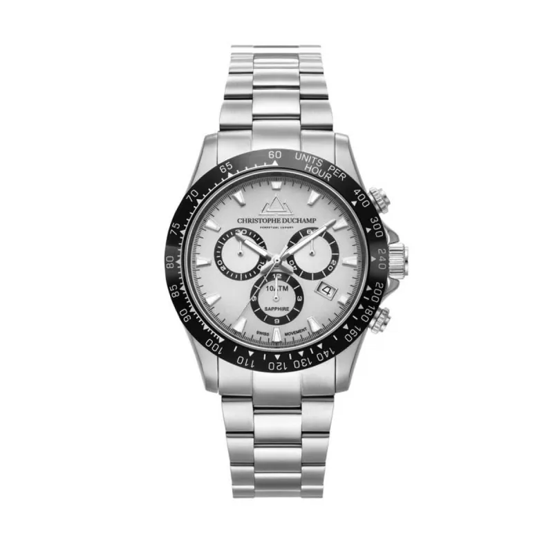 Christophe Duchamp Grand Mont CD7101-11 Heren Horloge 42mm 10 ATM made by Watch2Day