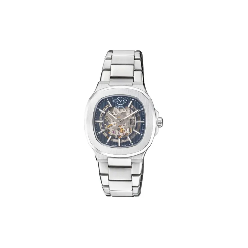Gevril GV2 Skeleton Potente Men's Swiss Automatic Stainless Steel 18110 sold by Watch2Day